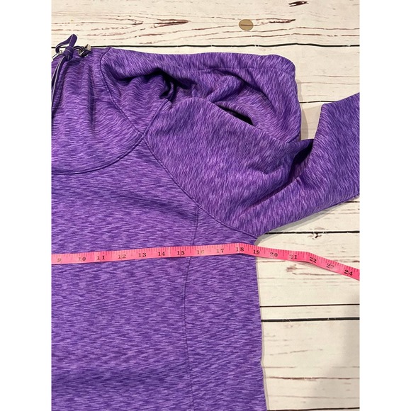 Athleta Triumph Hoodie #54023 Purple Size Small Thimb Holes - Picture 4 of 7